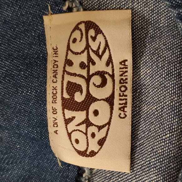 On The Rocks California Women's Denim Button-Down Long Sleeve & Skirt - Medium - Picture 10 of 11